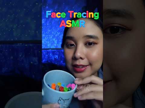 ASMR Face Tracing with Colorfull Marker ❤💛💚💙💜 #asmr #relaxing #asmrroleplay #facetracing
