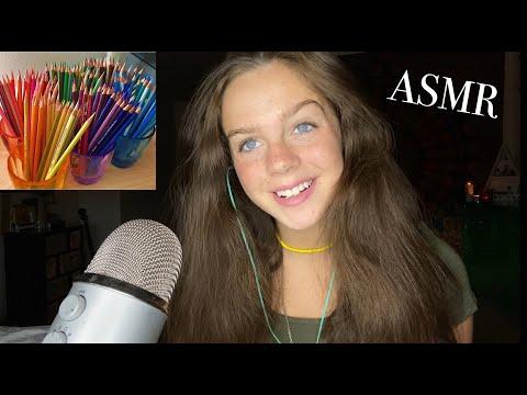 ASMR Organizing Colored Pencils (Satisfying)