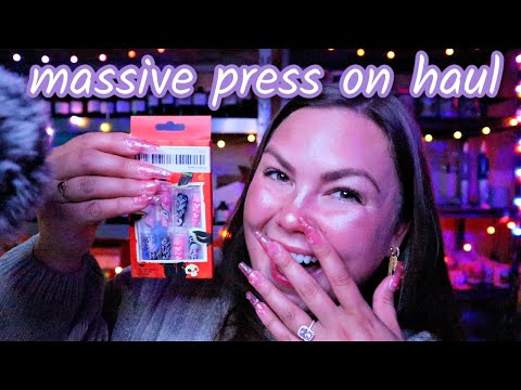 asmr/ 💅🏼super cheap PRESS ON NAILS haul💅🏼