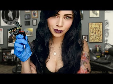 ASMR Realistic Tattoo Experience (Real Tattoo Machine)