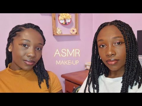 ASMR ROLEPLAY - CLÍNICA DE AUTO MAQUIAGEM 💄 ( Make-up caseirinho com voz suave) 