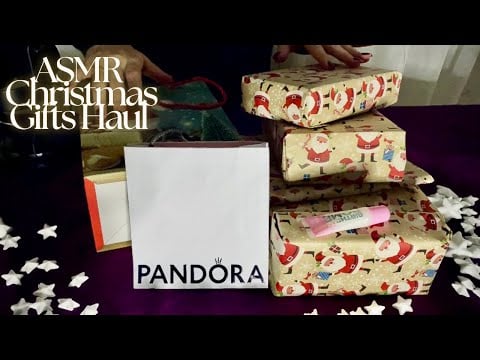 ASMR What I Got for Christmas 🎁 (whispered haul, paper, crinkles, tapping, scratching) 