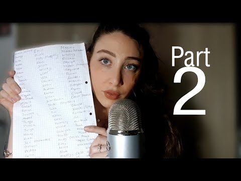 Dedication part 2 | Whispering your names😍 | 10K celebration🎉 | ASMR