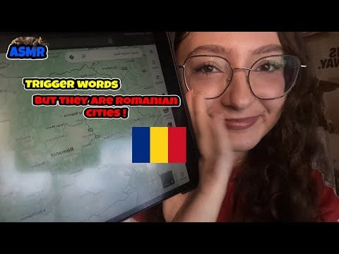 ASMR | Trigger Words but they are Romanian Cities 🇷🇴