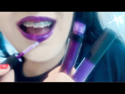 ASMR! - Sweet Mouth & Kisses For Anxiety Help/Comfort With Purple Lipsticks 💕