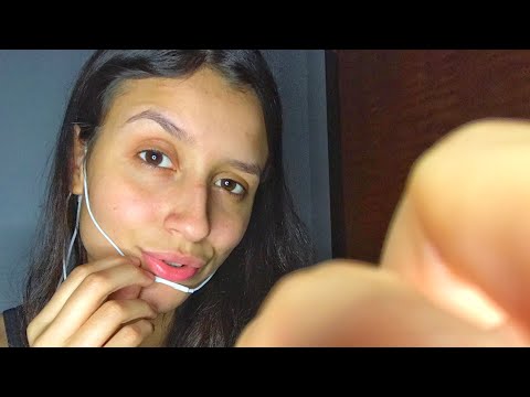 Asmr: sons de boca e mão na tela (bem delicadinho) 💦👄🍃| Debora Asmr