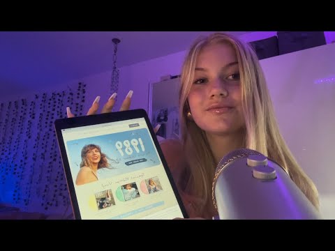 ASMR | whispering my favorite 1989 songs💙🕊️