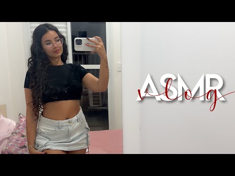 ASMR VLOG - UM DIA COMIGO! 🍒 | rotina, make, fim de semana 