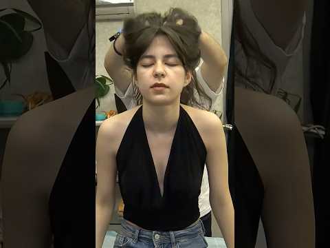 100% Deep Relaxation Female Massage #asmr #shorts #femalemassage #massage #sleep #cracks #viral