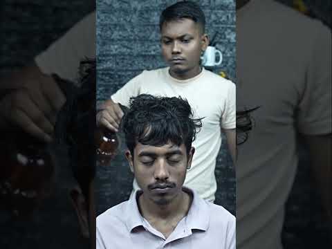 Neck Cracking Head Scratching Oily Head Massage ASMR #shorts