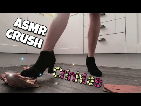 ASMR: Heels Crushing Paper (No Talking) Binaural