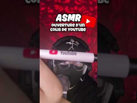 ASMR • OUVERTURE D'UN COLIS ENVOYER PAR YOUTUBE ! (INCROYABLE)  #asmr  #youtubepartnerperks