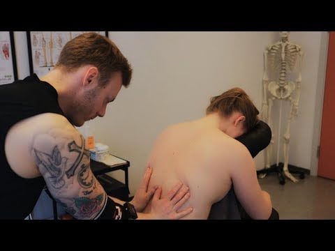 ASMR | Chair Back & Neck Massage for Relaxation