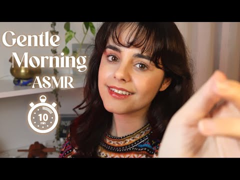 ASMR | Gentle Morning Wake Up for a Positive day! ⛅ 10 min