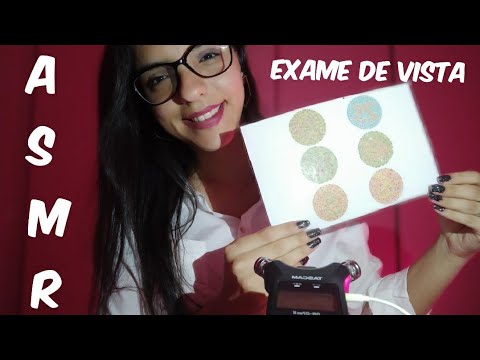 ASMR- ROLEPLAY OFTALMOLOGISTA - VOZ SUAVE