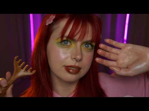 [ASMR] Oily Massage For Relax and Tingles | Mic Scratching