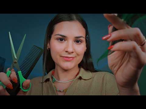 ASMR CABELEIREIRA o corte de Cabelo que Você Precisa💆🏻‍♀️