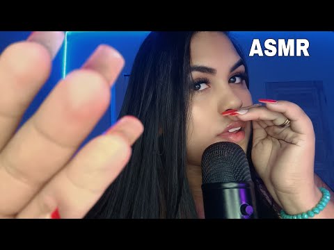 ASMR INAUDÍVEL COM TOQUES NA TELA COM MUITOS ESTALINHOS INTENSOS 💦👄