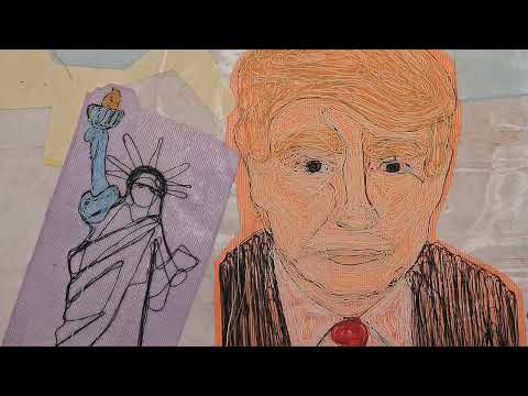 read description ❤️ American theme NEW trigger doodle pulling donald trump. so satisfying😱