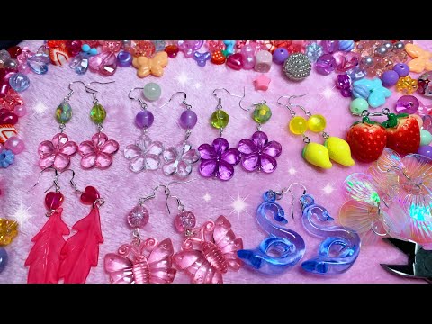 ASMR Making Earrings (Whispered)