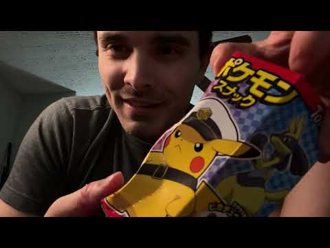 ASMR Eating Japanese Snacks