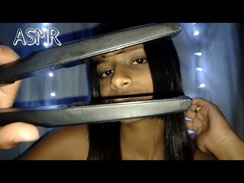 ASMR-EU VOU PENTEAR E FAZER CHAPINHA NO SEU CABELO(COM CHUVAS FORTES E INTENSAS)