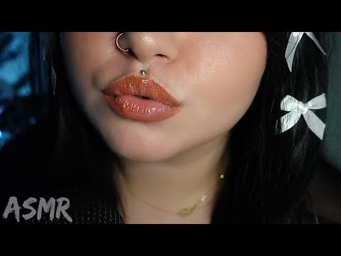 ASMR K!SS PAINTING💋 instead of spit painting | HAND MOVEMENTS | VISUALS | MOUTH SOUNDS pt.2