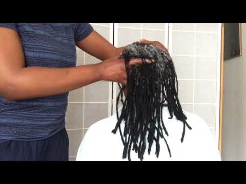 Relaxing Hair Wash Shampoo, Scalp Scratching Massage part 2 ASMR Waterfall Sound -No Talking-