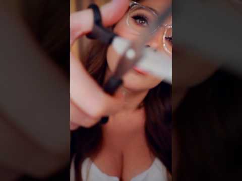 ASMR Cutting Your Hair 💇‍♀️ Brushing, Pampering You, Haircut Roleplay #shorts
