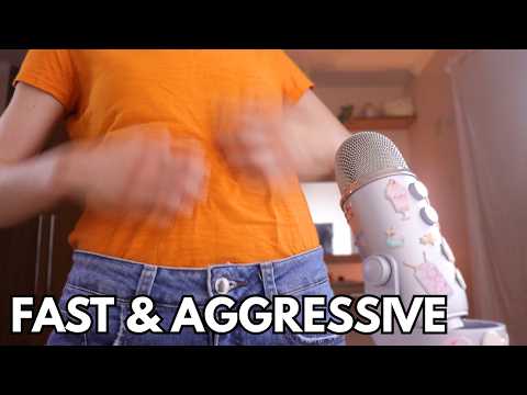 ASMR: ACTUALLY FAST & AGGRESSIVE Fabric Scratching (NOT JUST FAST!)