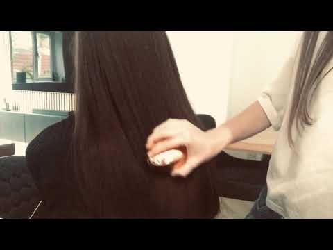 ASMR brushing my mom’s long hair