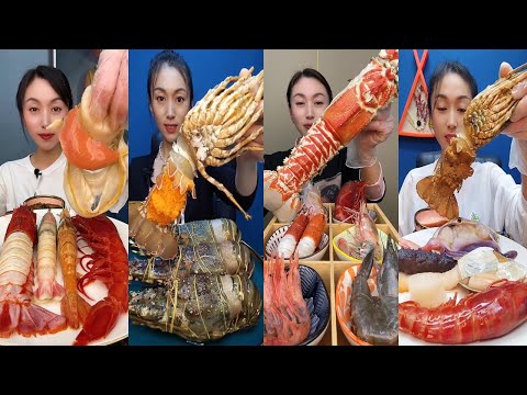 🍤🦀🔥 Satisfying Seafood Boil Mukbang ASMR | 만족스러운 해산물 찜 먹방 ASMR | 気持ちいいシーフードボイル大食い ASMR | 治愈系海鲜吃播