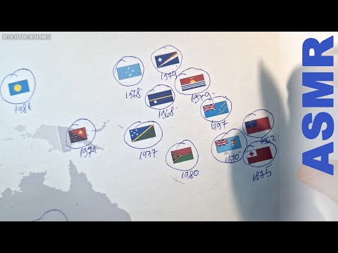 Oceania’s Flags Explained in ASMR (Sleep-Inducing Stories) [ASMR flags + relaxing]