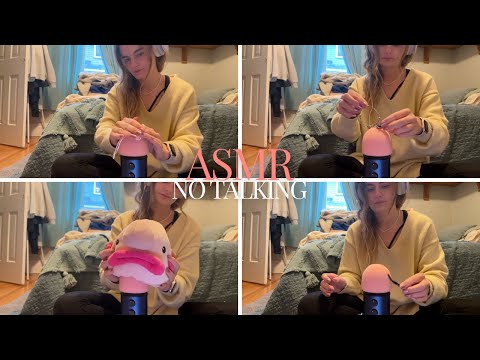 ASMR Rubbing Random Items On Mic | No Talking
