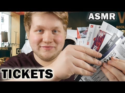 ASMR | Ticketverkäufer Roleplay | Ich quatsch dich voll!