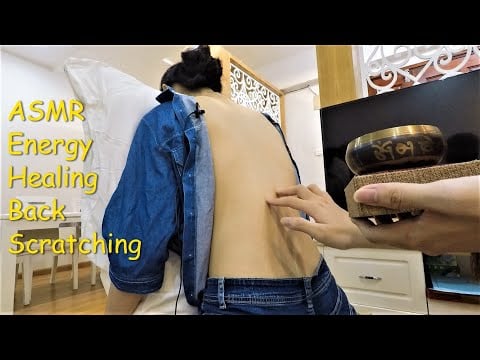 ASMR Back Scratching for Energy Healing | Reiki Hand Movements | Massage ASMR