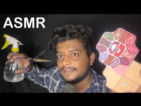 ASMR Haircut 💇‍♂️And ASMR Makeup 💄