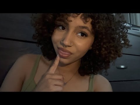 asmr- experimental mouth sounds and random triggers with items from my room 
