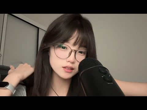 ASMR Intense Close Mouth Sounds & Ear Massage 😘