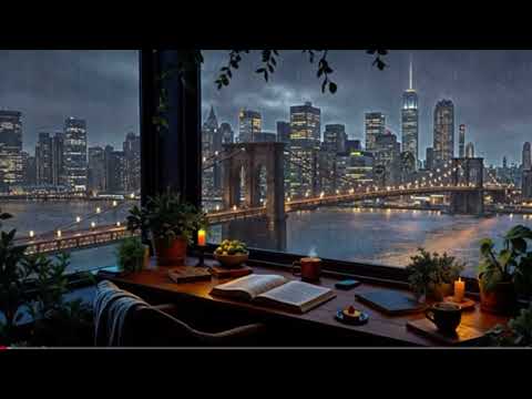 Relaxing Sounds Rain Ambiance Peaceful Jazz Music for Relaxation and Sleeping