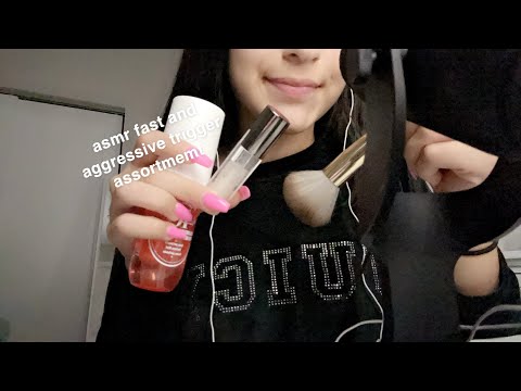 asmr fast and aggressive random trigger assortment  💤 (sleep inducing)