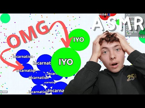 ASMR FR:🟢Agar.io j'étais 1er l'espace d'un instant🟢
