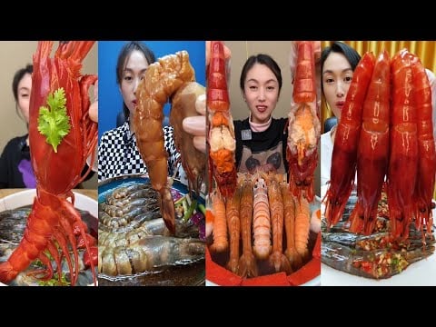 🦐🔥🍤 Huge Seafood Boil Mukbang ASMR | 엄청난 해산물 찜 먹방 ASMR | 巨大シーフードボイル大食い ASMR | 巨型海鲜吃播 ASMR