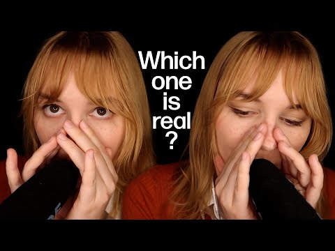 ASMR Twin Mouth Sounds But One of Them is the Real Me and the Other is an Imposter 👀