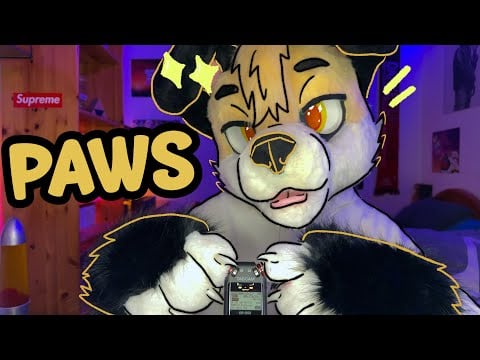 [Furry ASMR] Simple Paw brushing