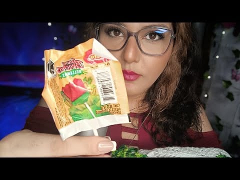 ASMR Comiendo paleta de sandia 🍉