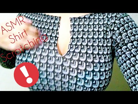 ⭐ ASMR Shirt Scratching Fabric Sounds No talking