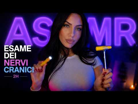 ASMR 2 Ore di Esame dei Nervi Cranici 👩‍⚕️ Vista, Udito e Riflessi