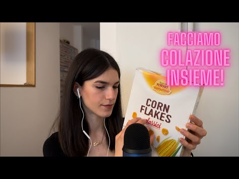 ASMR ITA | Facciamo colazione INSIEME!   Whispering e Triggers 🤫