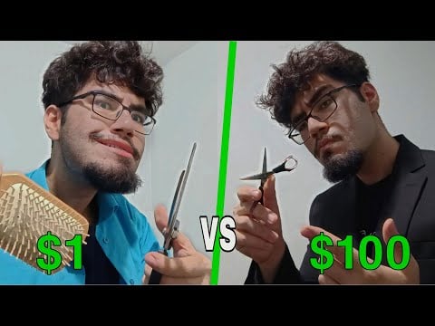 $1 Haircut VS $100 Haircut | ASMR